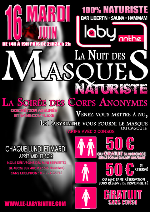 Journée naturiste, apm et soir
